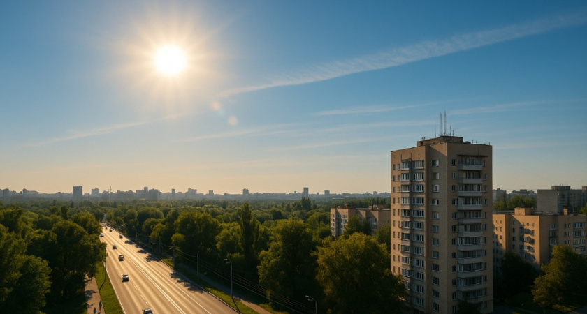 30 августа воронежцев ожидает летняя жара и ясное небо