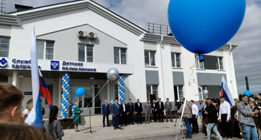 Современная детская поликлиника на 150 посещений заработала в Воронежской области