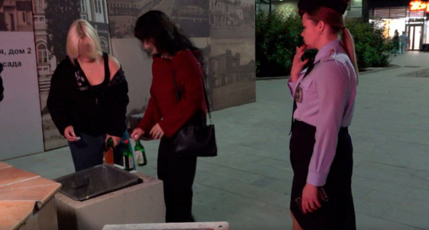 Воронежские полицейские выявили случаи распития алкоголя подростками в центре города