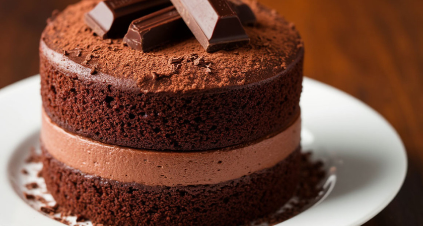 Мука и сахар не нужны: этот шоколадный торт можно есть даже на жесткой диете