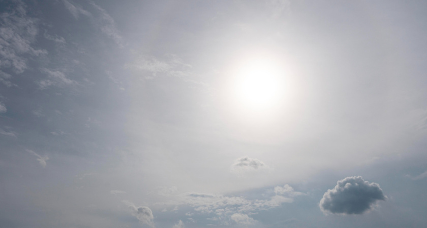 Воронежцы запечатлели солнечное гало в небе