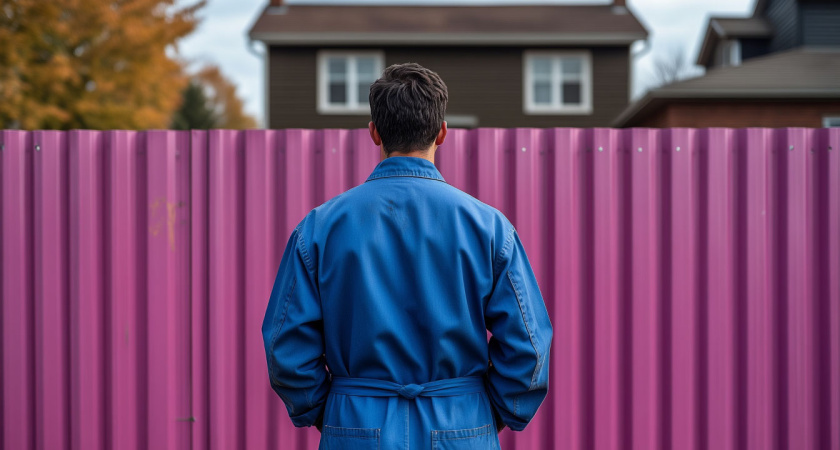 Профлист без саморезов: как мой забор пережил все соседские