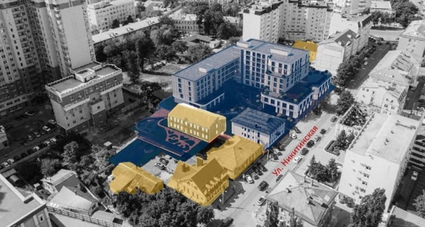 В Воронеже планируют реконструкцию кварталов на улице Никитинской и в переулке Отличников