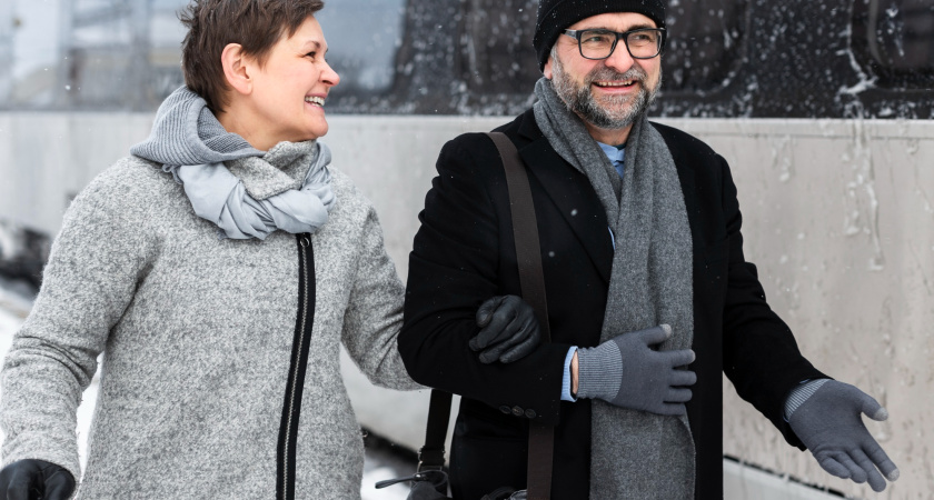 Жители Россоши сообщили о первом снегопаде