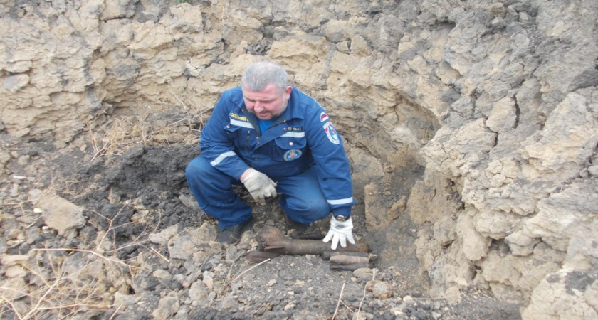 В Воронеже спасатели уничтожили артиллерийский снаряд времён Отечественной войны