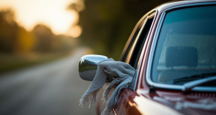 На зеркале висит тряпка? Не спешите ее снимать — это ловушка