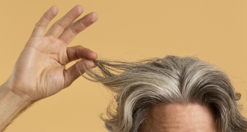 Секрет закрашивания седины без краски и салона