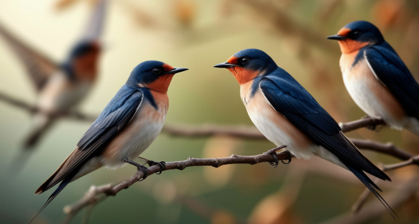 Пернатые вестники удачи: почему ласточки селятся рядом с нами