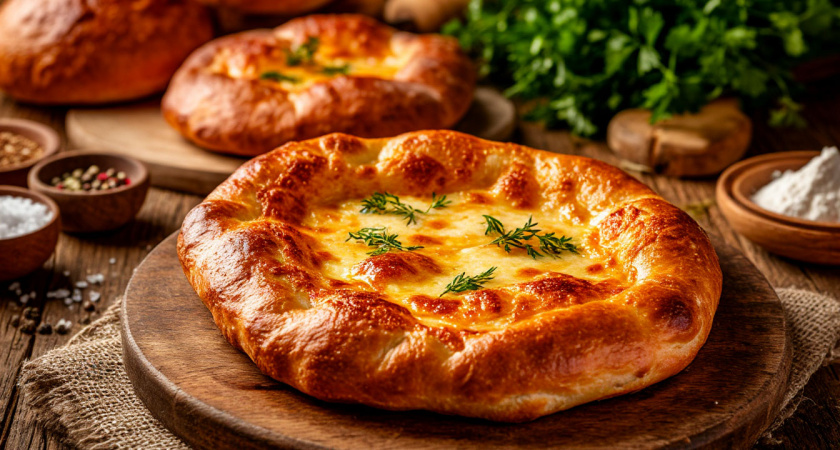 Утреннее хачапури: готовится быстро, съедается мгновенно