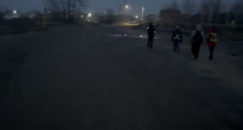 Дети из деревни Рамонского района ежедневно подвергаются опасности по дороге в школу