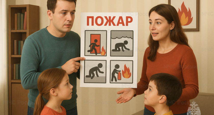 В МЧС Воронежской области рассказали, как  родителю обучить ребенка пожарной безопасности