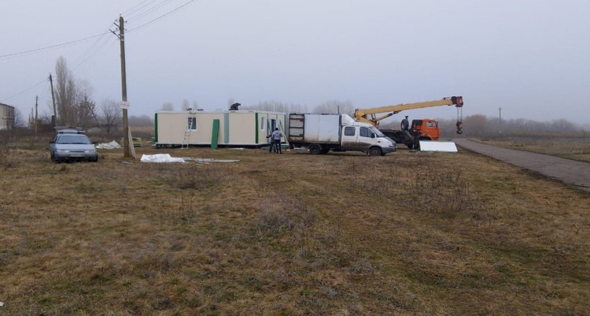 В Новохопёрского районе начинается установка нового фельдшерско-акушерского пункта