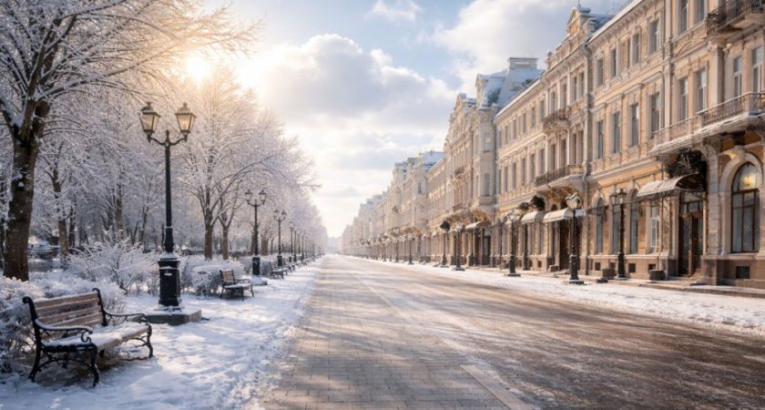 Облачная погода с прояснениями и лёгкий мороз ожидаются в Воронеже 17 декабря