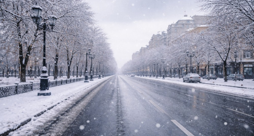 Облачная погода и кратковременный снег ожидают Воронеж 23 декабря