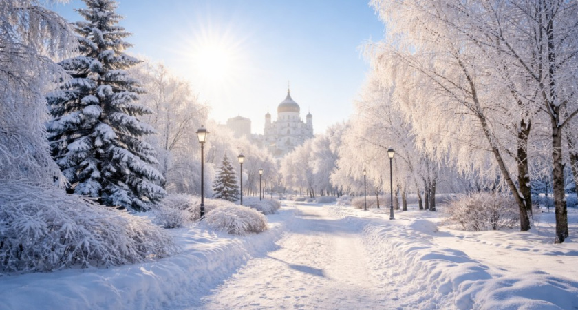 Солнечный и морозный день ожидается в Воронеже 24 декабря