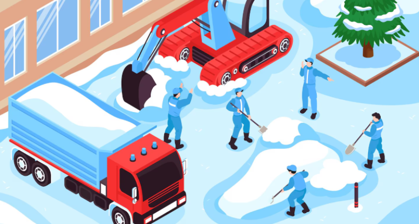 3,5 тысячи кубометров снега вывезли за ночь с улиц Воронежа коммунальные службы