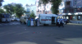 В центре Воронежа микроавтобус сбил женщину на пешеходном переходе