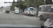 В Воронеже столкнулись два «ПАЗика»