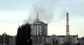 В Воронеже у завода «Сельмаш» вспыхнул пожар