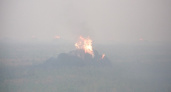 Из-за аномальной жары в Воронежской области горят сухая трава и стерня