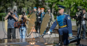 В Воронеже на площади Победы зажгли Вечный огонь 