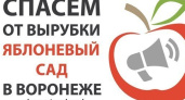 Воронежцы подписывают петицию в защиту Яблоневого сада 