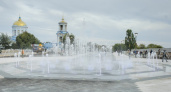 В Воронеже запустили первый фонтан на Советской площади