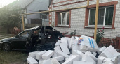 Автомобилистка снесла забор и газосиликатные блоки в Воронежской области