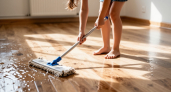 Пол после мытья липкий и в разводах: 4 ошибки, которые мы все совершаем, и как их исправить