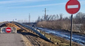 Под Воронежем в Рамонском районе из-за паводка временно закрыли мост для проезда