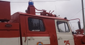 От обломков сбитого БПЛА в Воронежской области вспыхнула хозпостройка