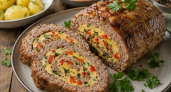 Мясной рулет из фарша с яйцами: простой рецепт для праздничного стола