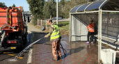 В Воронеже продолжается круглосуточная уборка городских территорий