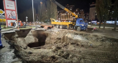 В Коминтерновском районе Воронежа продолжают ремонт повреждённого коллектора