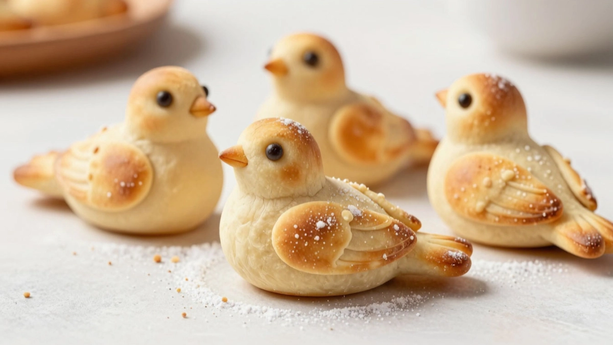 Берем воду и муку — и получаем булочки в виде птичек: как испечь жаворонков по старинному рецепту