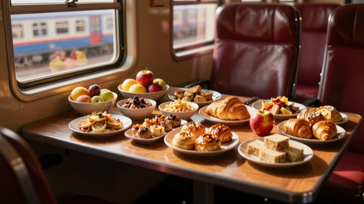 Что взять в поезд из еды: список продуктов на 1, 2 и более суток — что не испортится, не раздавится и не разозлит соседей