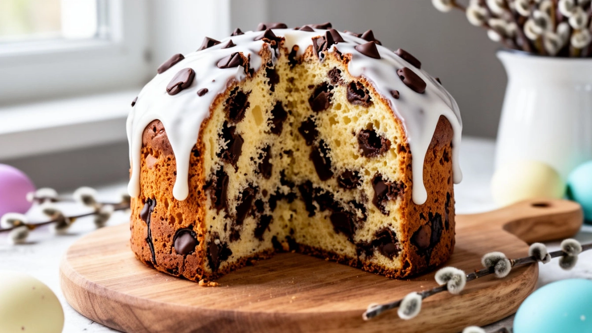 Шоколадно-сливочный кулич «Жираф»: мой любимый рецепт пасхальной выпечки с необычным рисунком — удивил всех гостей