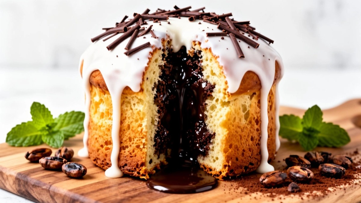 Шоколадная вкуснятина на Пасху: как я сделал кулич с жидкой начинкой и не пожалел