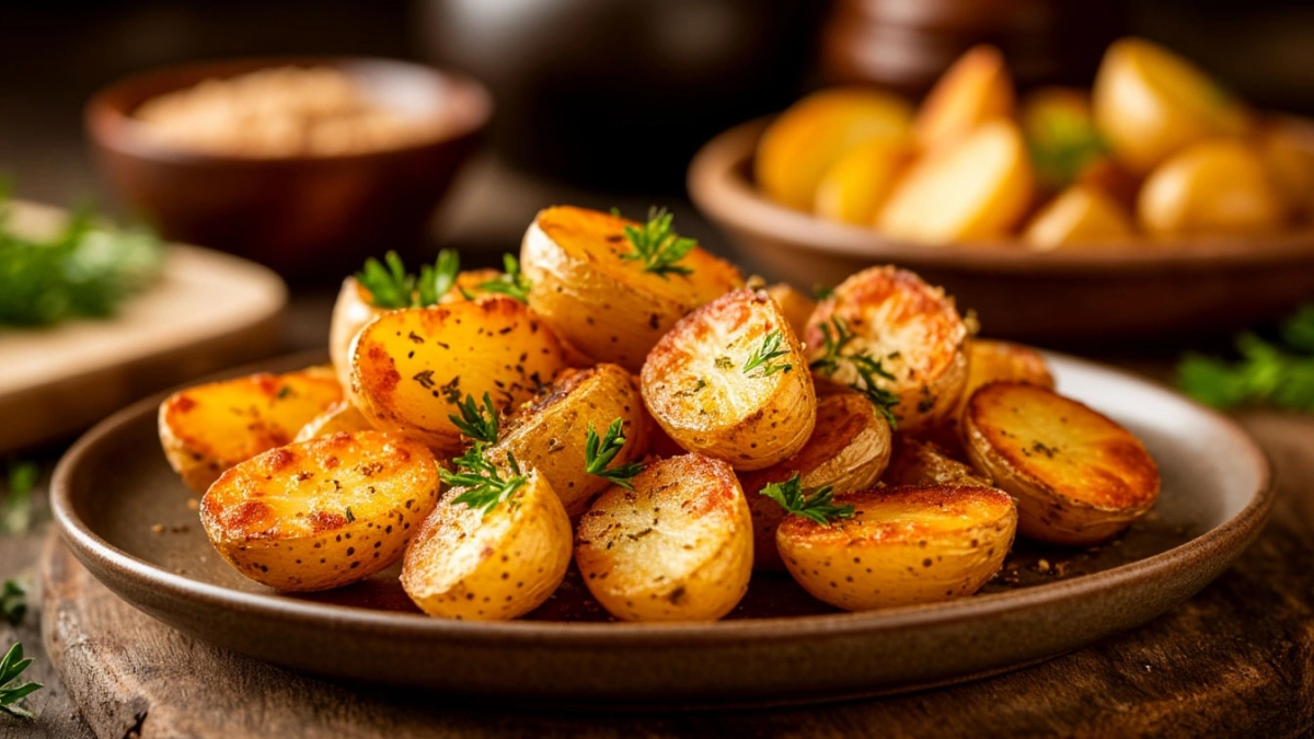 Всего 30 минут в духовке: картофель по-деревенски с хрустящей корочкой, от которого не оттащить за уши