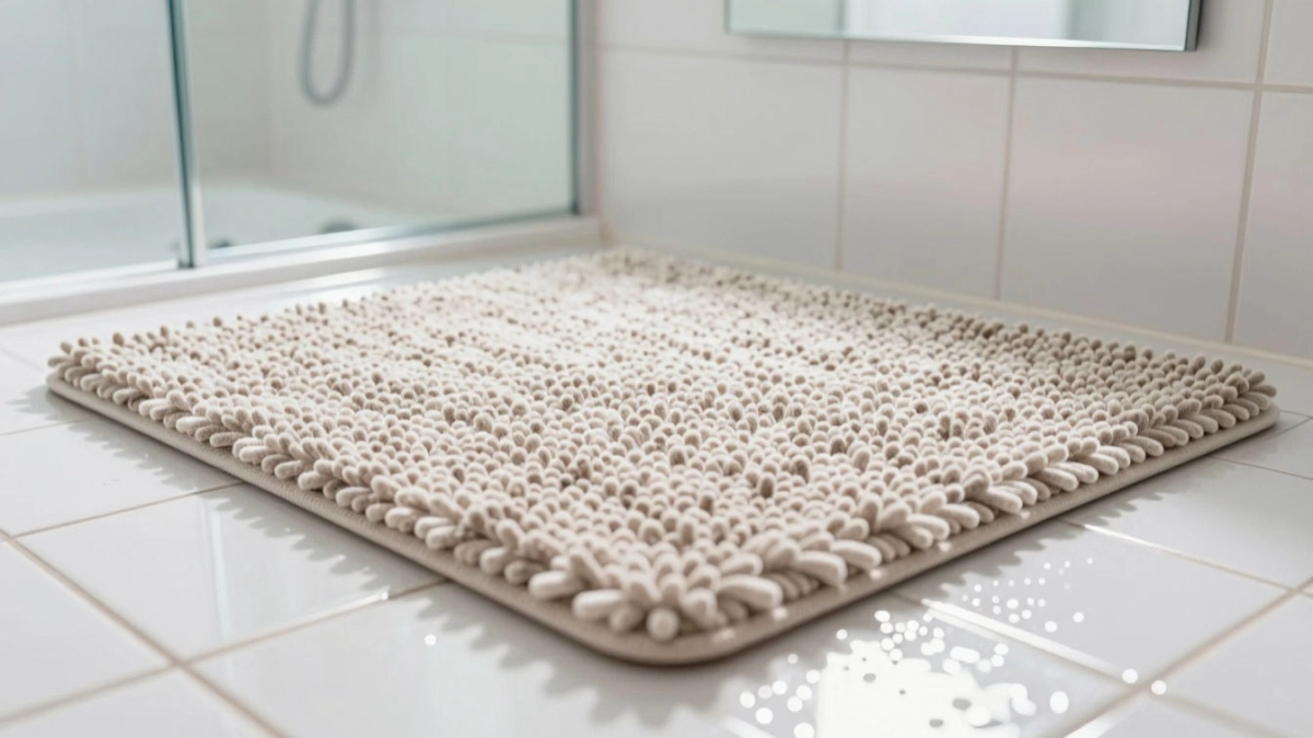 Пушистый коврик в ванной — прошлый век: 5 современных альтернатив