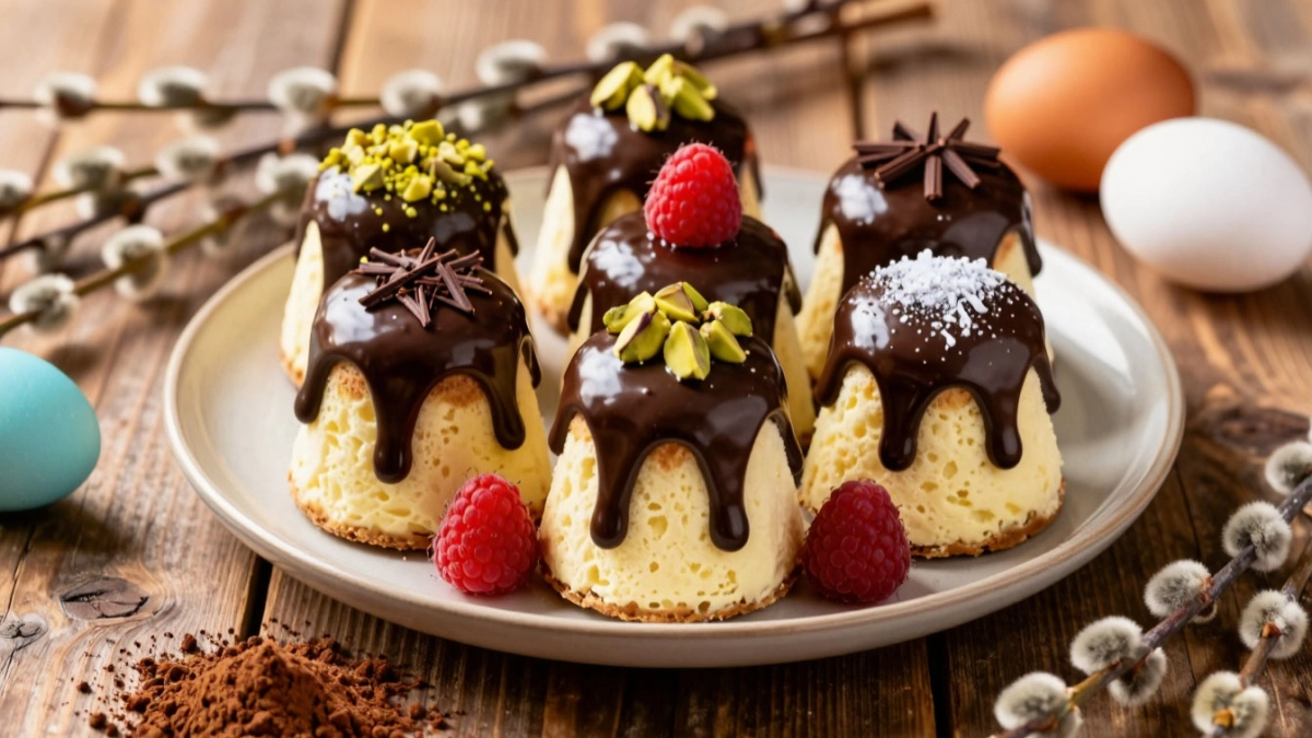 Порционные творожные пасхи: два слоя, три текстуры — десерт, который хочется повторять и после праздника