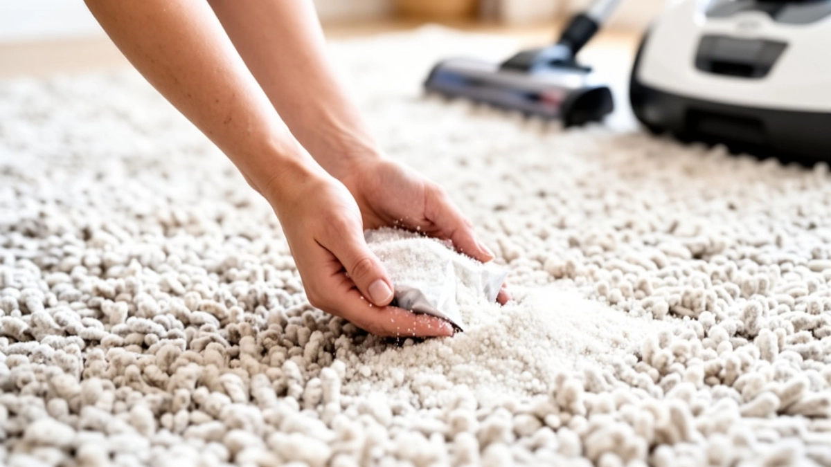 Как очистить ковер прямо на полу, не сдавая в химчистку: проверенный лайфхак с копеечными средствами
