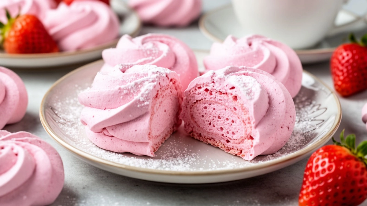Нежнейший клубничный зефир своими руками: воздушный, упругий и в меру сладкий