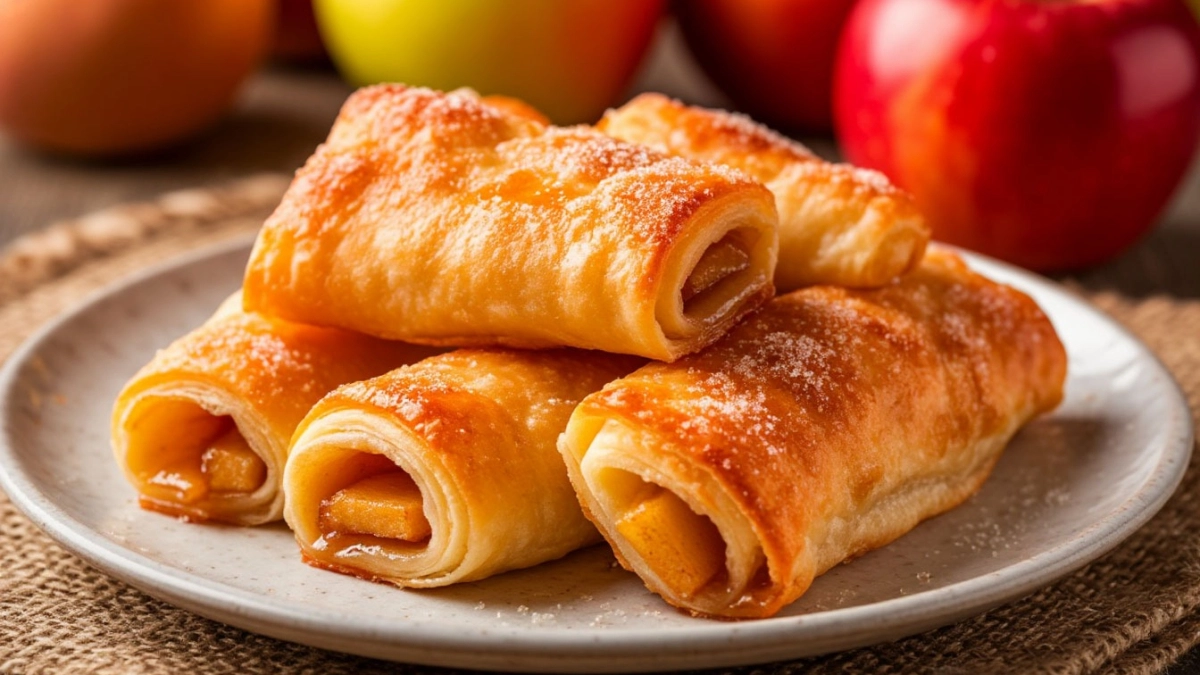 Яблочные рулеты с рассыпчатым тестом и сочной начинкой — просто, быстро и невероятно вкусно