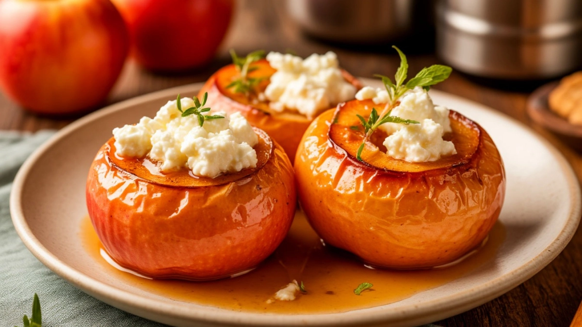 Как я ем десерты и не поправляюсь: запечённые яблоки с творогом — вкусно, полезно, без последствий