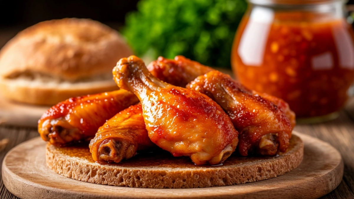 Сочные, сладко-острые, с хрустом: как я делаю куриные крылья на обычном хлебном квасе