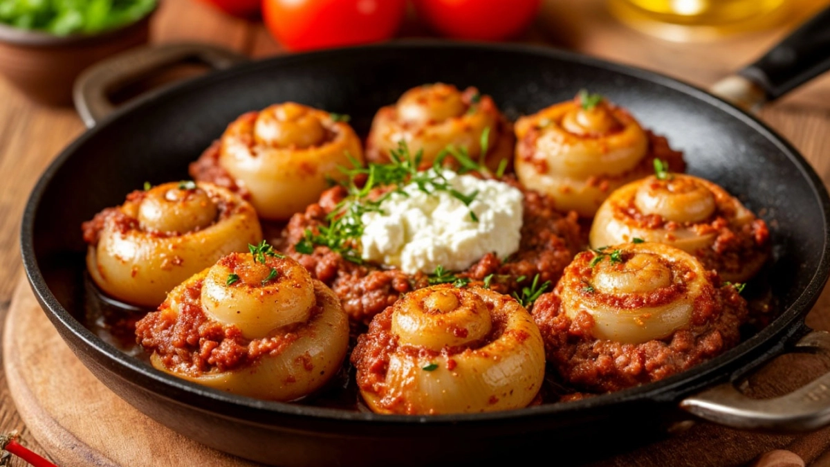 Никаких беляшей: сочные улитки с творогом и фаршем на сковороде — родные подсядут и не отойдут