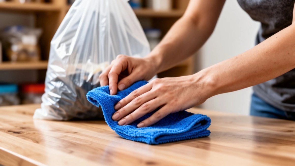 Больше не покупаю дорогие салфетки от пыли — метод «сухое сухим» с пакетом работает лучше и стоит копейки