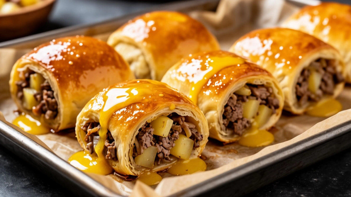 Пирожки отдыхают: как приготовить рулеты из заварного теста с мясом, картошкой и специями