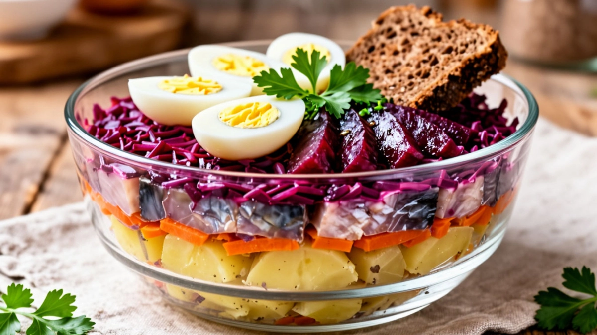 Сельдь под шубой на новый лад: как приготовить салат, чтобы гости просили добавку — 3 неочевидные хитрости